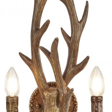Wall light Stag rustic