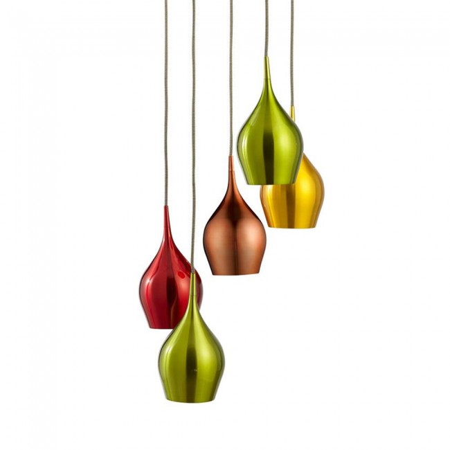 Lámpara de techo Vibrant 5 luces