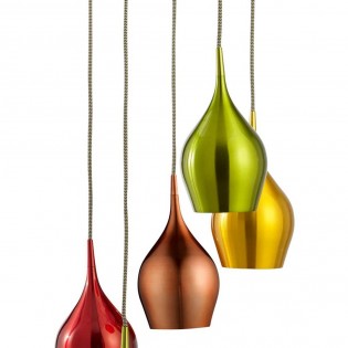 Lámpara de techo Vibrant 5 luces