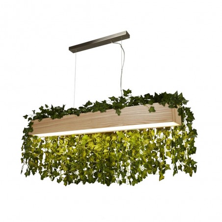 Wood Pendant LED bar light Ash (20W)