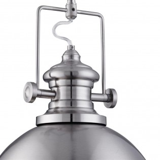 Lámpara Industrial Pendant II Plata