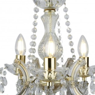 Lámpara de araña Marie Therese II (5 luces)