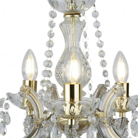 Lámpara de araña Marie Therese II (5 luces)