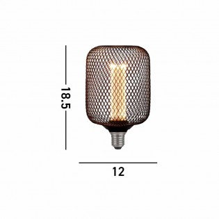 Bombilla decorativa LED E27 Dim (4.5W)