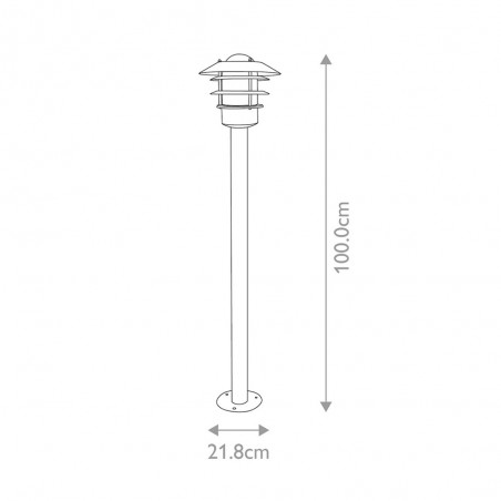 Outdoor Bollard Lamp Helsingor
