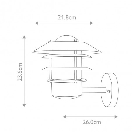 Outdoor Wall Lamp Helsingor