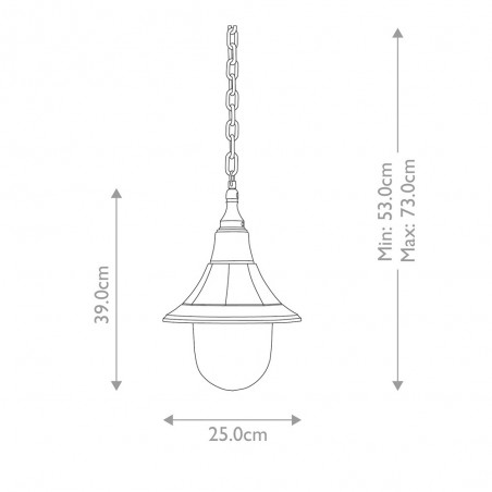 Outdoor Pendant Lamp Shannon
