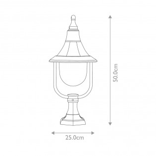Outdoor Pedestal Lamp Shannon