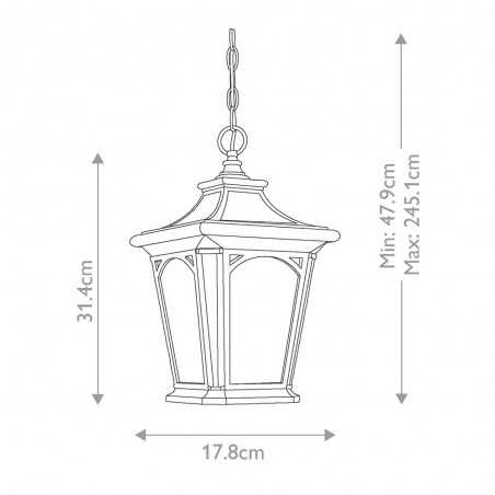 Outdoor Pendant Lamp Bedford