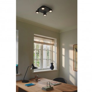 Plafón de techo LED Clyde (4x3.5W)