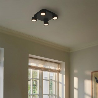 Plafón de techo LED Clyde (4x3.5W)