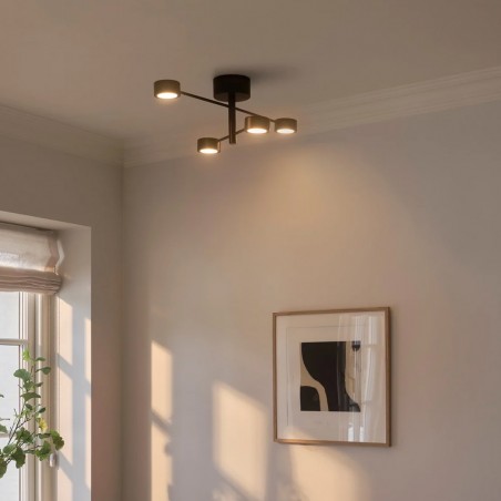 LED Ceiling Flush Light Clyde II (4x3.5W)