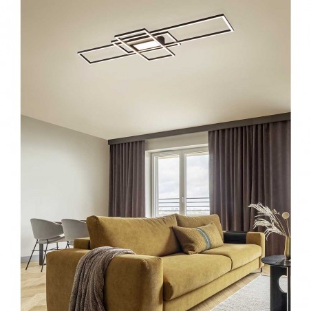 LED Ceiling Flush Light Irvine CCT Dim (60W)