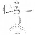 Ceiling Fan with light PANAY