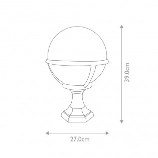 Outdoor Pedestal Lamp Glenbeigh