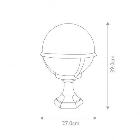 Outdoor Pedestal Lamp Glenbeigh