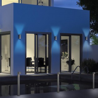 Aplique de pared de exterior Roya II (2 luces)