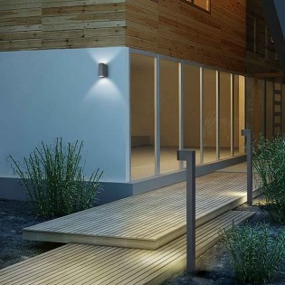 Aplique de pared de exterior Roya II (2 luces)