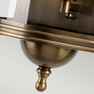 Outdoor Wall Lamp Downing Brass