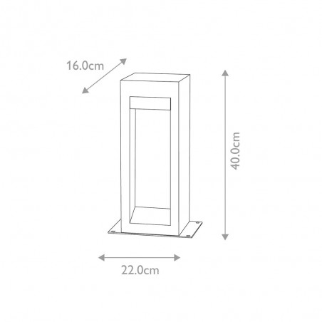 Baliza de exterior LED Parkstone 40 (6W)
