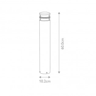 Outdoor bollard lamp Newbrighton 60