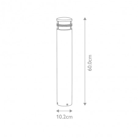 Outdoor bollard lamp Newbrighton 60