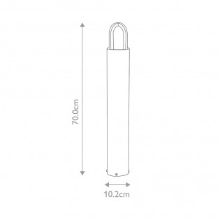 Outdoor bollard lamp Paignton 70