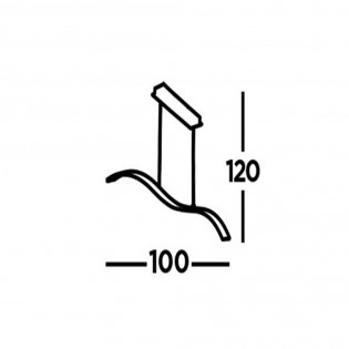 Colgante Led Bar OndaI (10 W)