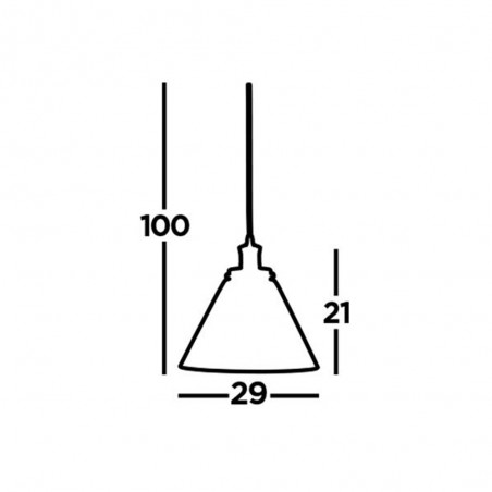 Lámpara Retro-Vintage Pyramid
