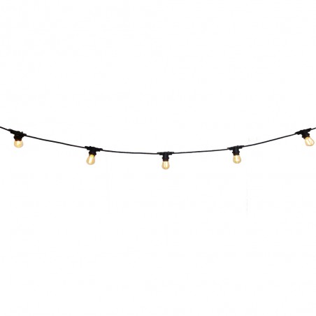 Outdoor sting lights E27 7.5M. IP54 (10 lights)