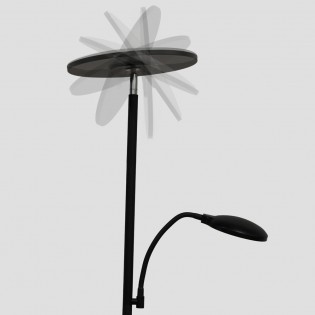 LED Floor Lamp Vinet CCT Dim (30W+6W)
