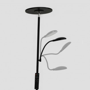 Lámpara de pie LED Vinet CCT Dim (30W+6W)