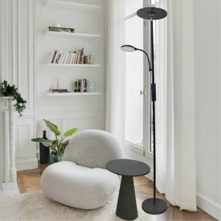 Lámpara de pie LED Vinet CCT Dim (30W+6W)