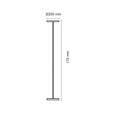 LED Floor Lamp Denzel CCT Dim (24W)