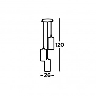 Colgante moderno redondo Duo 3 luces
