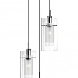 Colgante moderno redondo Duo 3 luces