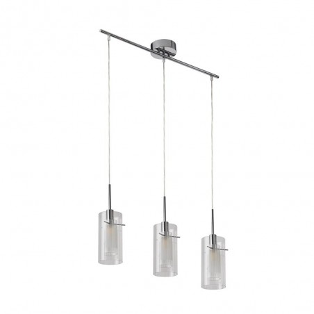 Colgante moderno Duo 3 luces en línea