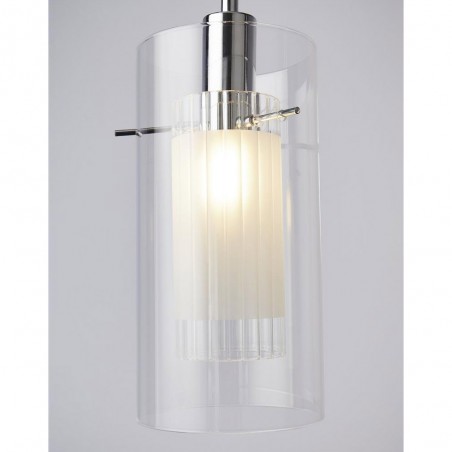 Pendant lamp  Duo 3 lights in line