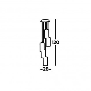 Pendant lamp Duo (5 lights)