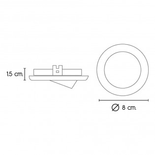 Einbaustrahler BASIC rund weiß - Wonderlamp