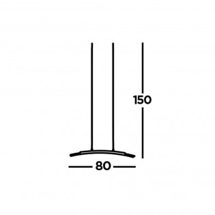 Ceiling lamp LED Curve (20W)