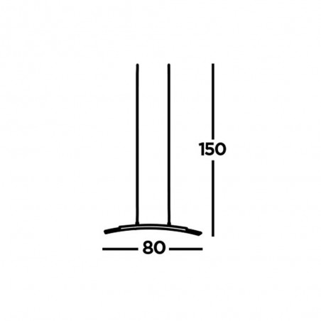 Ceiling lamp LED Curve (20W)