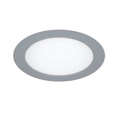 Pack 2 Downlights led rounded gray (18W)