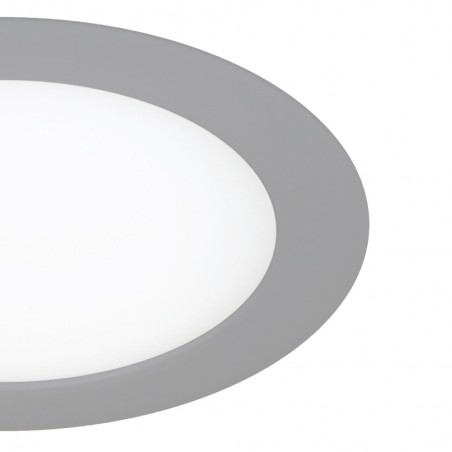 Pack 2 Downlights led rounded gray (18W)