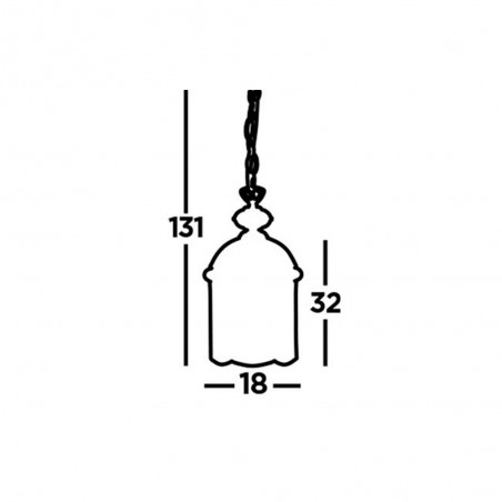 Ceiling lamp Bevelled
