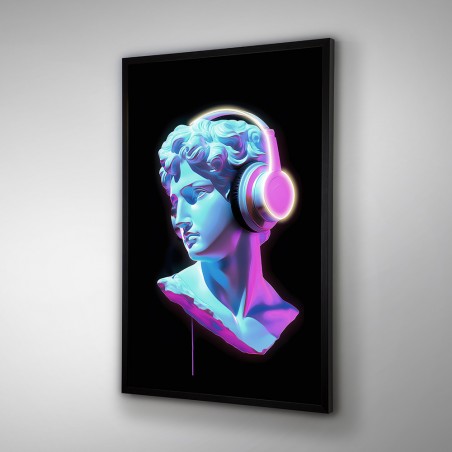 Cuadro con luz LED Busto (80x120cm.)