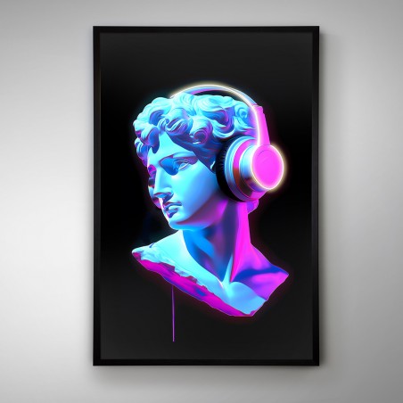 Cuadro con luz LED Busto (80x120cm.)