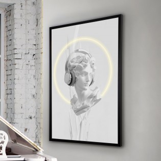 Cuadro con luz LED Busto II...