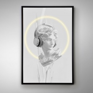 Picture with LED light Busto II (80x120cm.)