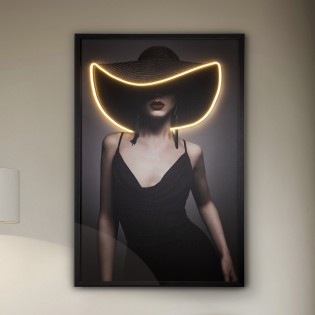 Cuadro con luz LED Pamela...